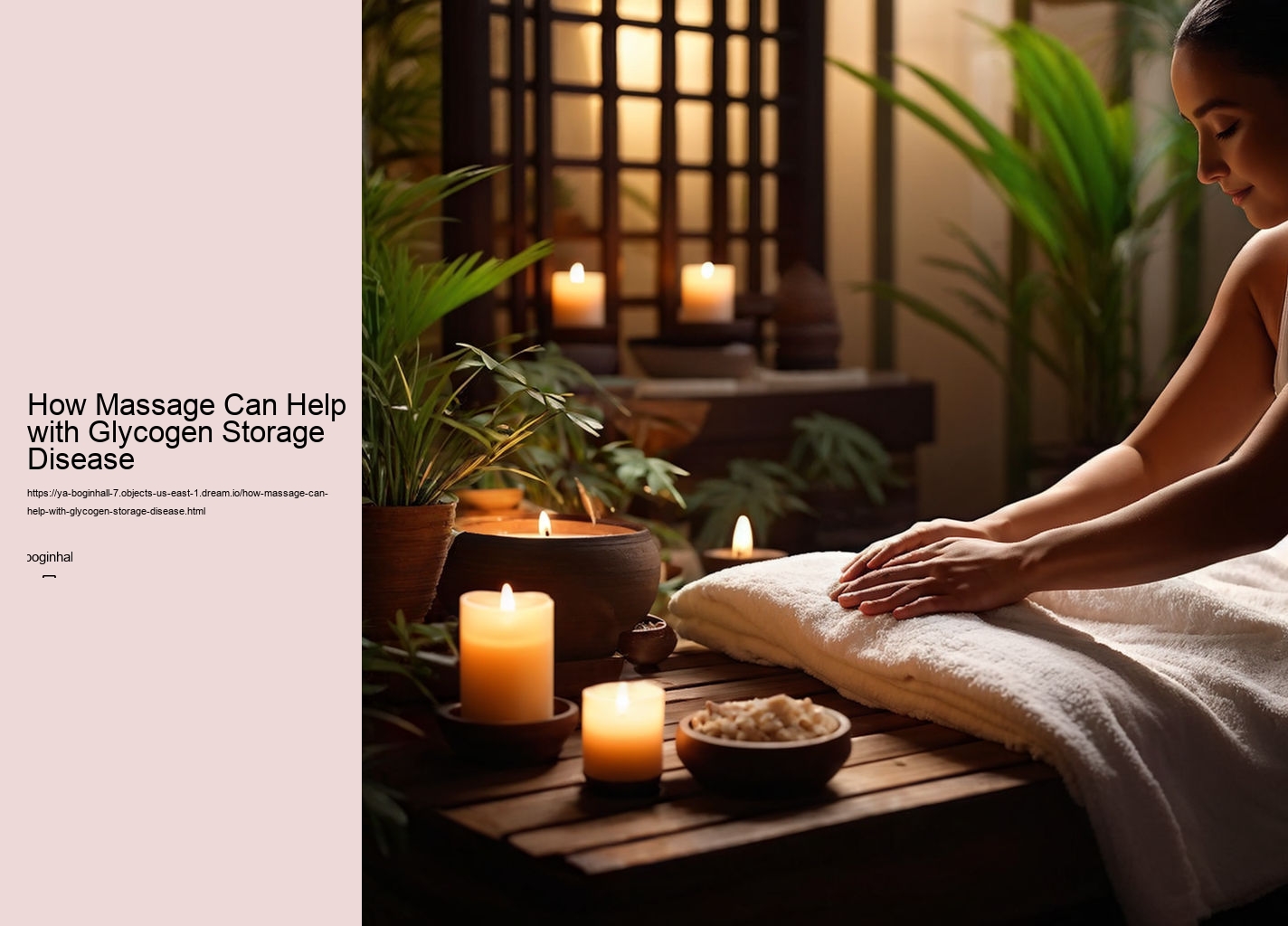 How Massage Can Help with Glycogen Storage Disease